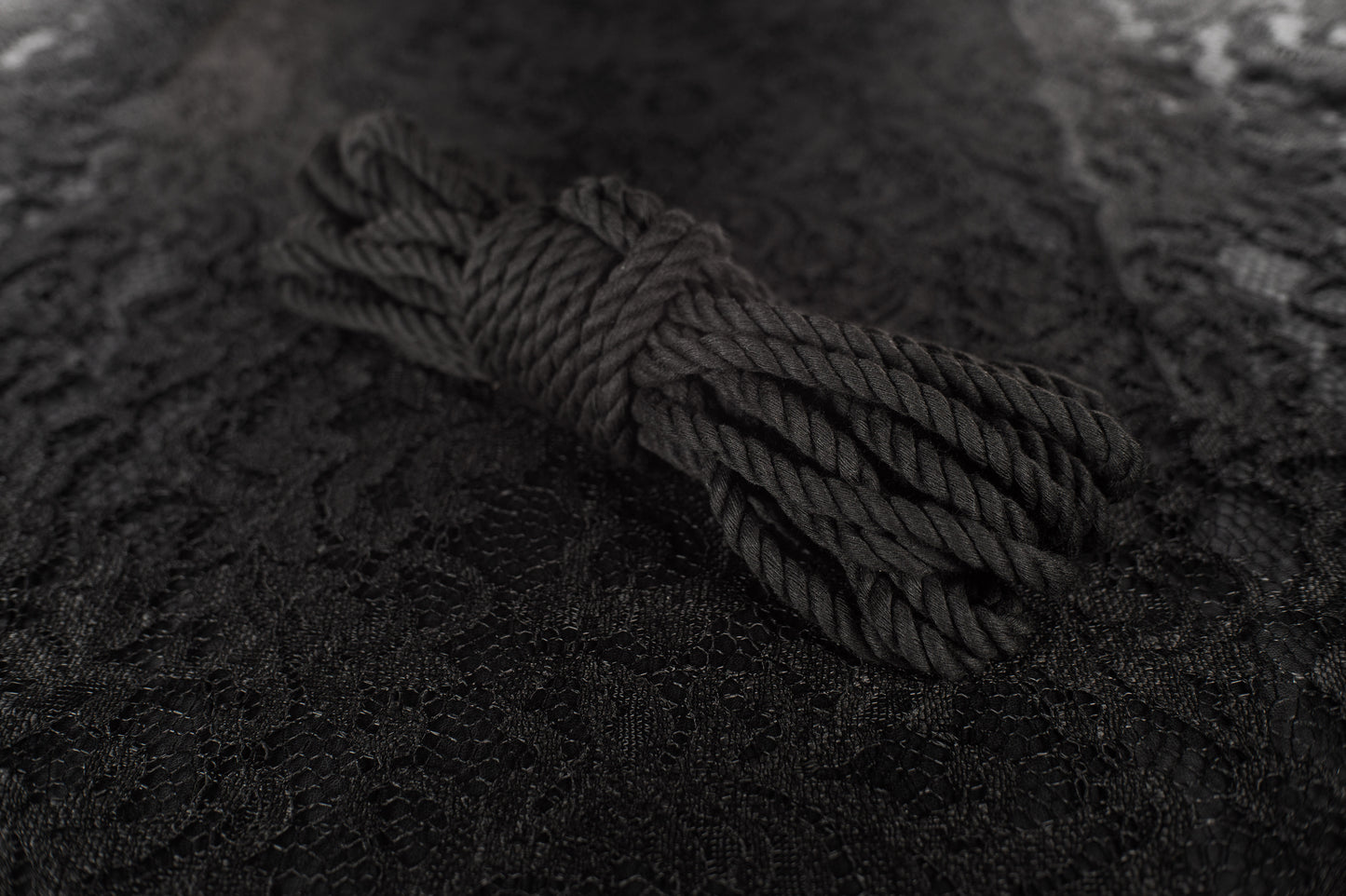 Black 6mm Soft Polyester (SYRR) Bondage Rope