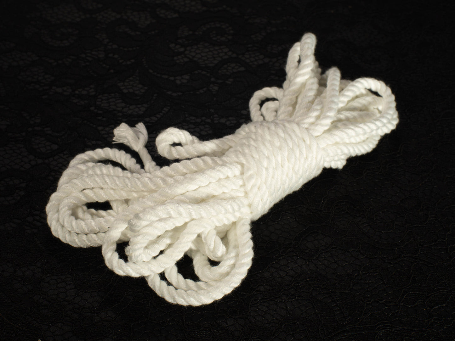 White 6mm Soft Polyester (SYRR) Bondage Rope