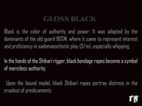 Gloss Black Nylon Bondage Rope 1/4" 6mm