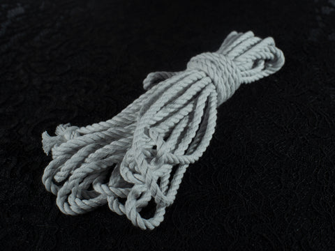 Pale Gray Twisted Cotton Rope Set