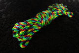 Rainbow Pride Nylon Bondage Rope 1/4" 6mm