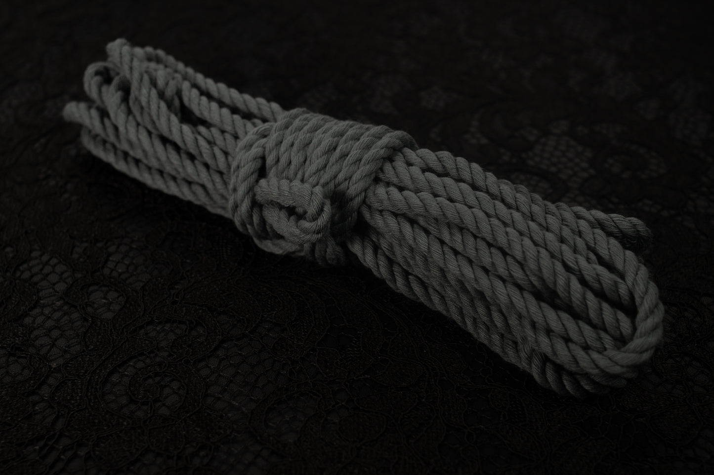 Charcoal Twisted Cotton Rope Set