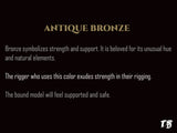 Antique Bronze Nylon Bondage Rope 1/4" 6mm