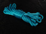 Aquamarine Turquoise Nylon Bondage Rope 1/4" 6mm