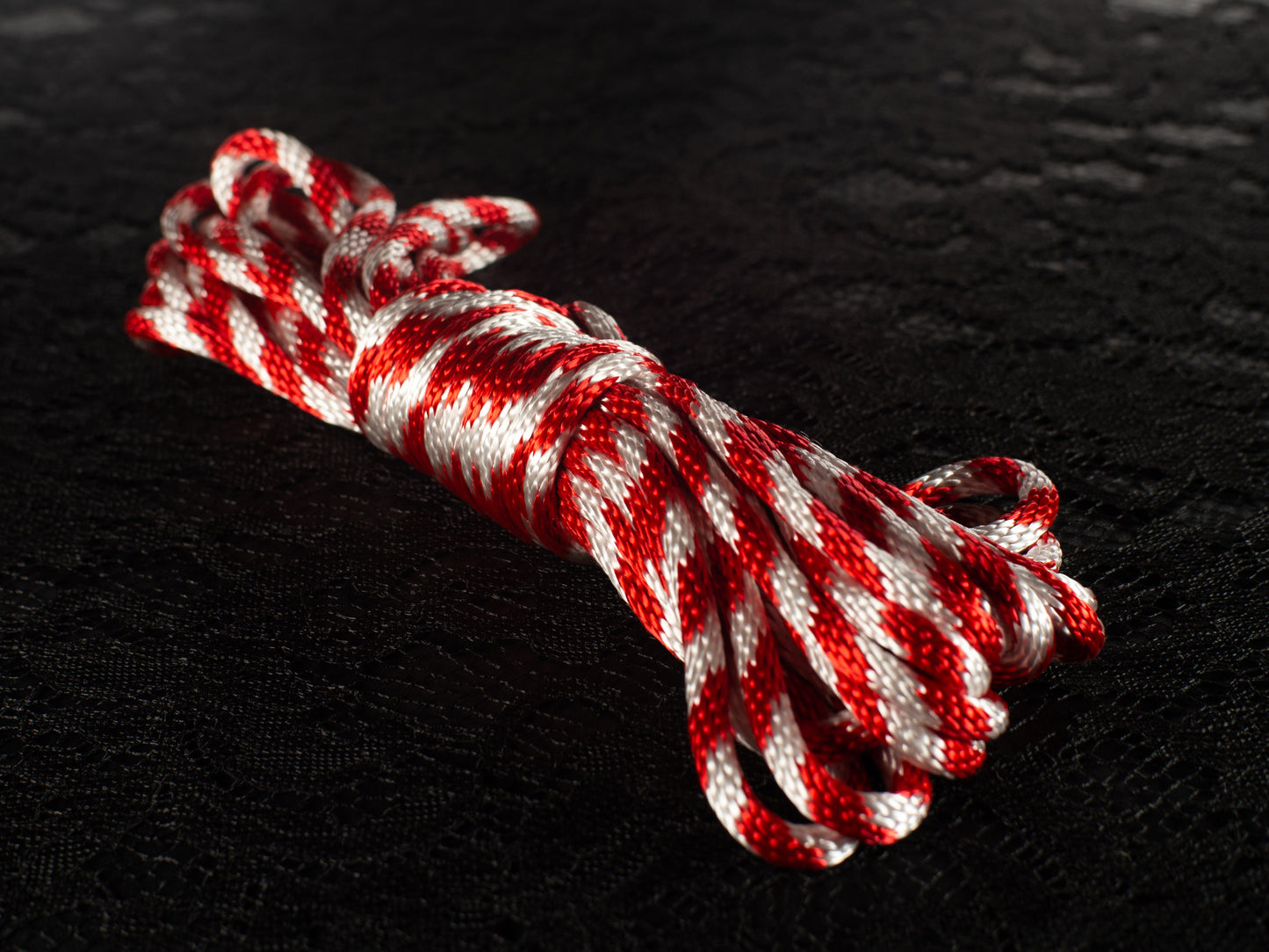 Candy Cane - Nylon Xmas Bondage Rope 1/4" 6mm