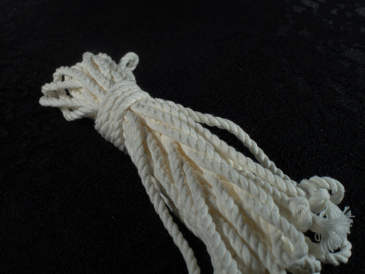 Glacier White Twisted Cotton Rope Set