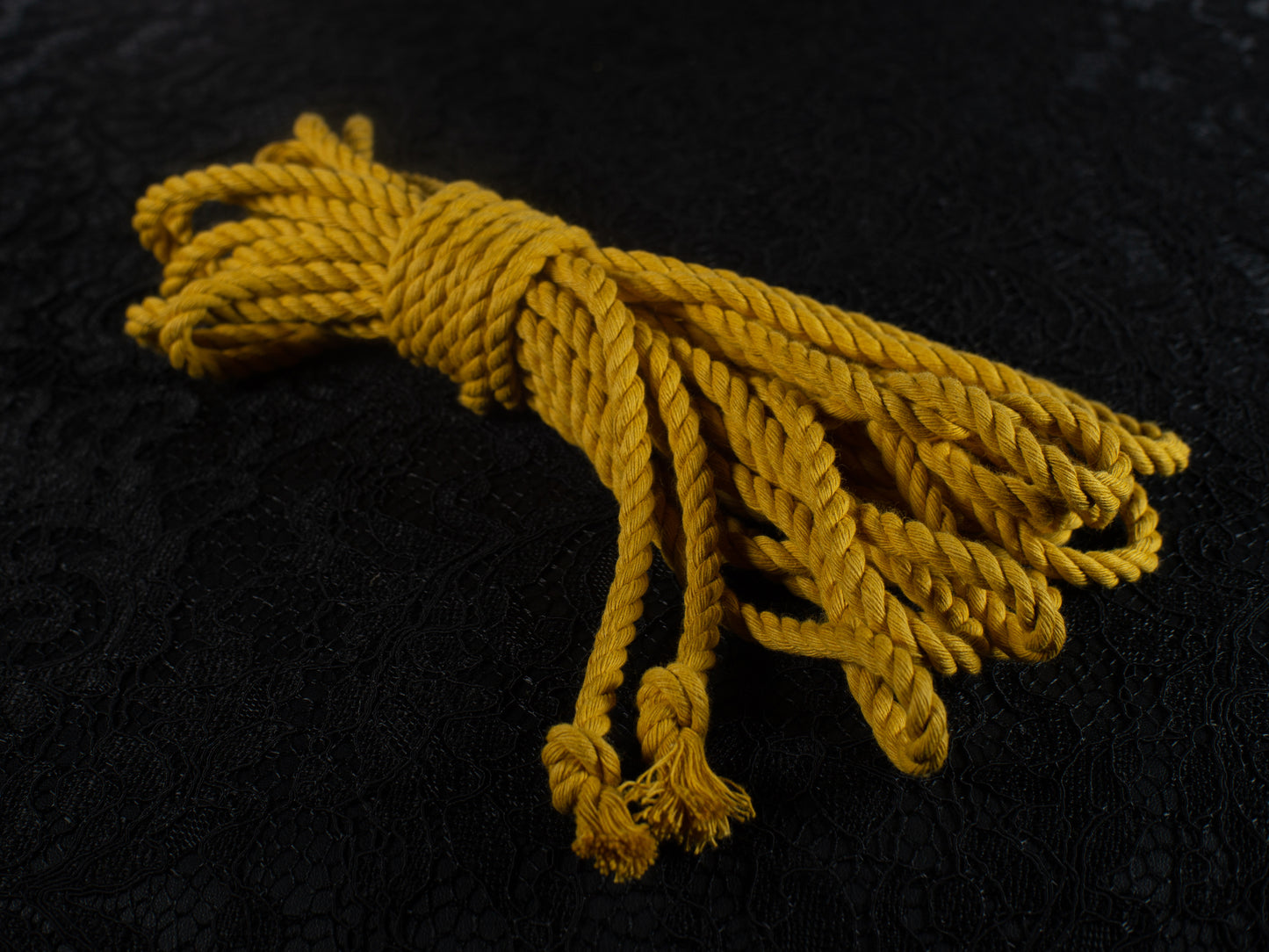 Golden Natural Twisted Cotton Rope Set