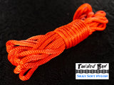 Monarch Orange (Blacklight/UV) Nylon Bondage Rope 1/4" 6mm