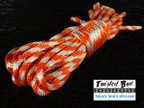 Orange Creamsicle (Blacklight/UV) Nylon Bondage Rope 1/4" 6mm