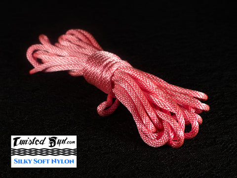 Princess Pink Nylon Bondage Rope 1/4" 6mm