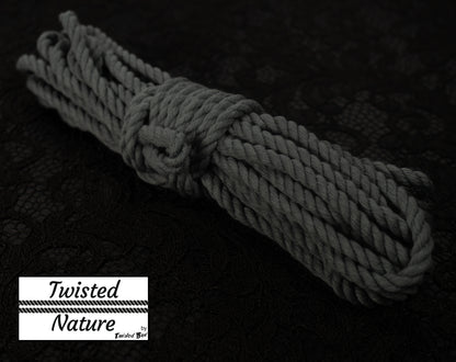 Charcoal Twisted Cotton Rope Set