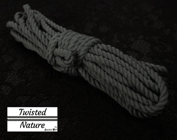 Crimson Red Twisted Cotton Rope Set - Twisted Syn