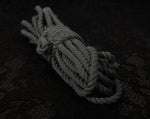 Charcoal Twisted Cotton Rope Set