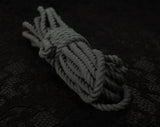Charcoal Twisted Cotton Rope Set