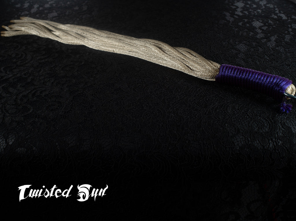 Full Size Silky Soft Nylon Rope Flogger - Twisted Syn