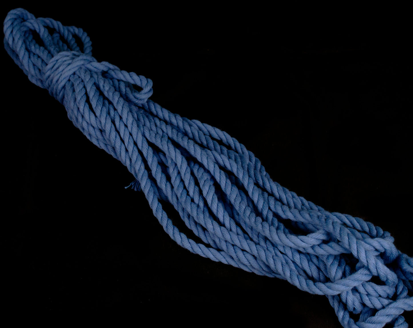 Azure Sky Blue Twisted Cotton Rope Set (Pastel)