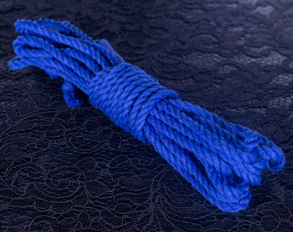 Electric Blue Twisted Cotton Rope Set