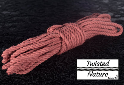 Marsala Wine Twisted Cotton Rope Set