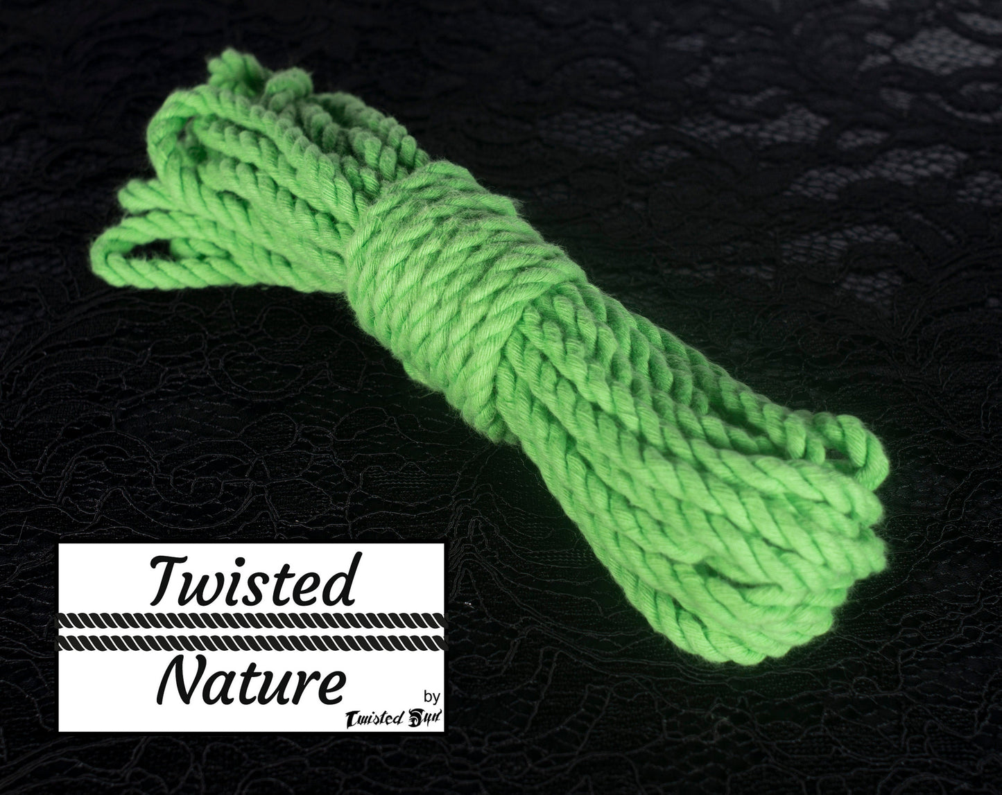 Slime Green Twisted Cotton Rope Set