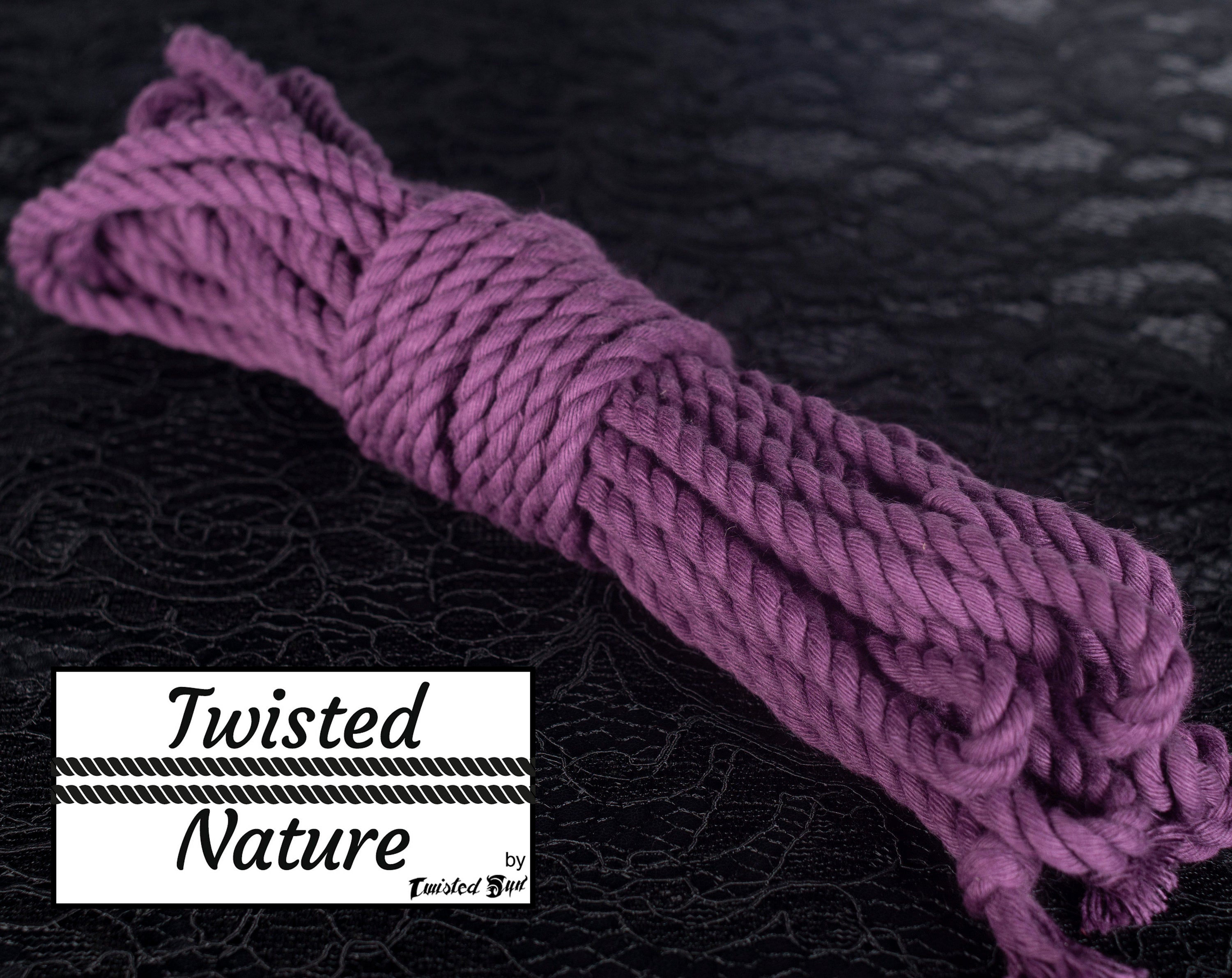 Mulberry Purple Twisted Cotton Rope Set – Twisted Syn