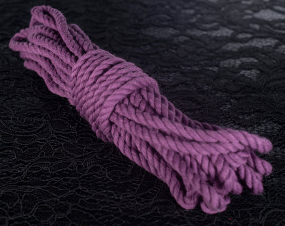 Mulberry Purple Twisted Cotton Rope Set