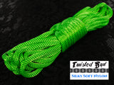 Slime Green (Blacklight/UV) Nylon Bondage Rope 1/4" 6mm