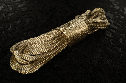 Celestial Gold - Nylon Bondage Rope 1/4" 6mm