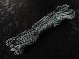 Gunmetal Nylon Bondage Rope 1/4" 6mm