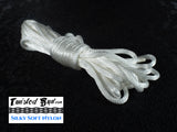 Pearlescent White (Blacklight/UV) Nylon Bondage Rope 1/4" 6mm